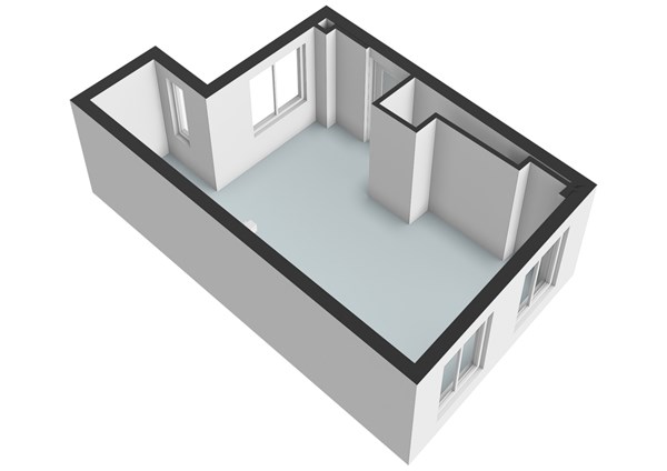 Floor plan - Kerkstraat 46A, 1017 GM Amsterdam 